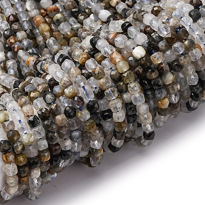 Натуральный кианитовые бисер пряди G-RM2025-C24-C-1