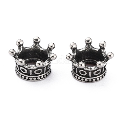 Европейские бусины из хирургической нержавеющей стали 316 STAS-B011-06AS-1