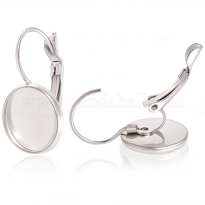 60 шт. застежка для сережек из нержавеющей стали 304 STAS-SC0010-25-1