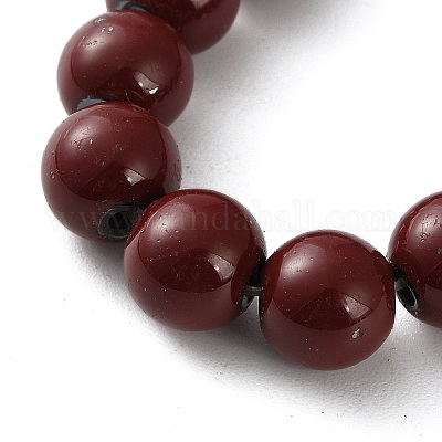 Нити синтетических немагнитных гематитовых бусин G-C248-F01-4mm-1