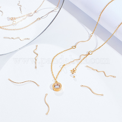 30 шт. 3 стиля подвески-подвески для соединителей из латуни с покрытием стойки KK-GA0001-34-1