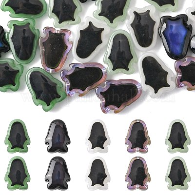 20шт 5 цвета стеклянные бусины GLAA-FS0002-52-1