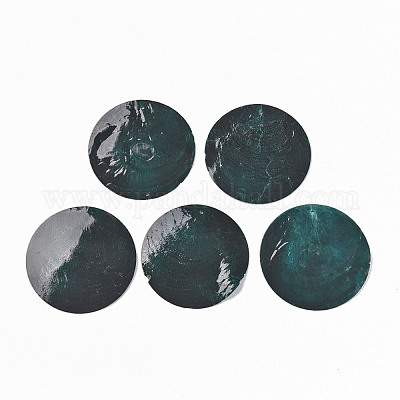 Большие подвески из натуральной оболочки Capiz SSHEL-R114-06-1