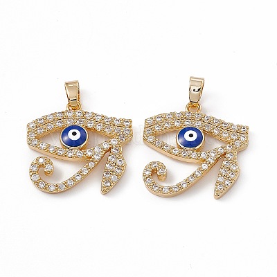 Латунные микро проложить кубического циркония подвески KK-E068-VC062-1