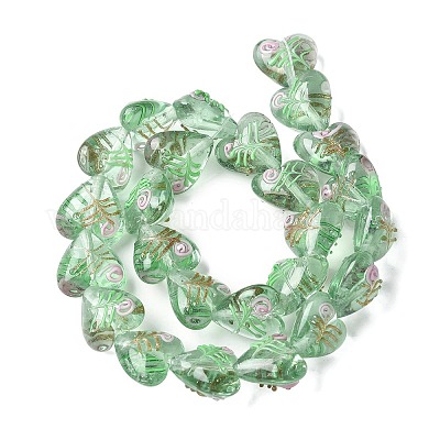 Ручной прозрачные бусины бусины BLOW-D300-07D-1