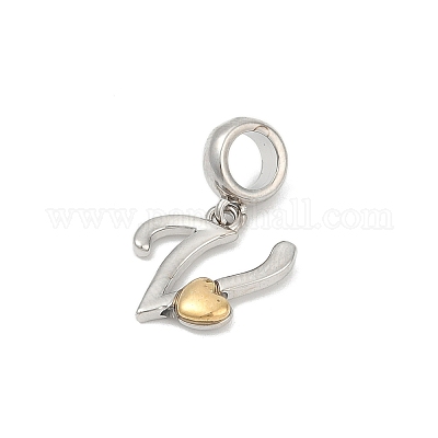 Латунные европейские подвески с подвесками KK-Z097-01V-GP-1