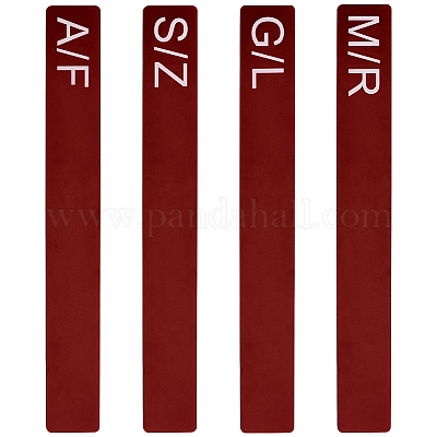 4шт. 4-х стилистический акриловый разделитель для книг AJEW-BC0008-27B-1