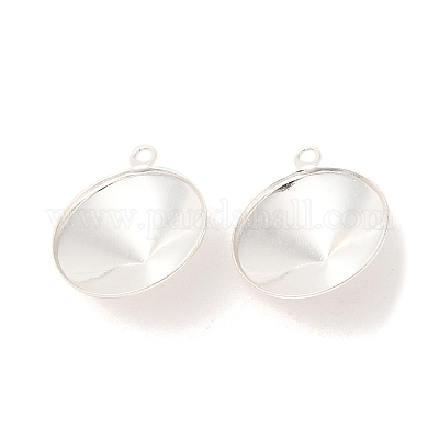 Ионное покрытие (ip) 304 нержавеющая сталь подвеска заостренная задняя часть со стразами STAS-U025-05D-S-1