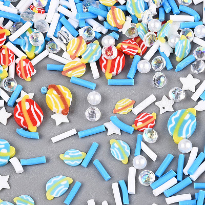 Кабошоны из полимерной глины ручной работы CLAY-N013-12-1