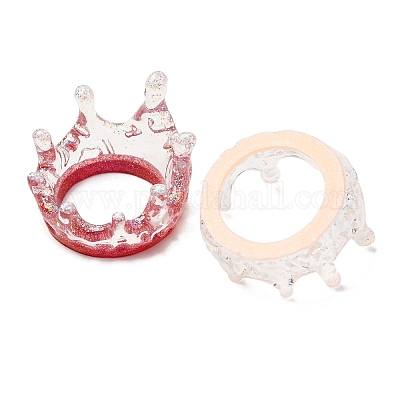 Светящиеся кабошоны из прозрачной смолы CRES-L045-15-1