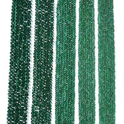 Стеклянные бусины с гальваническим покрытием  EGLA-A044-T4mm-A18-1