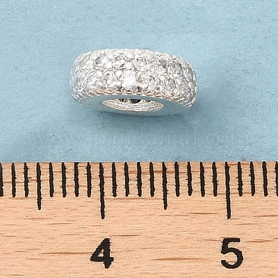 Стойки обшивки латунь кубического циркония европейский шариков KK-K372-12S-1