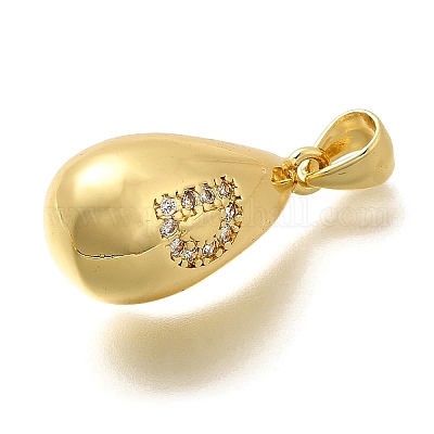 Стойки обшивки латунь микро проложить Циркон подвеску KK-L226-102G-D-1