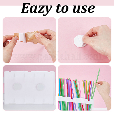 Акриловый держатель для соломинок ODIS-WH0038-194B-1