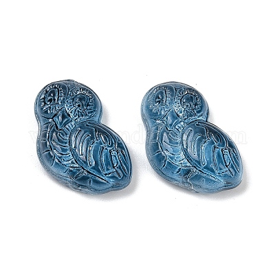 Прозрачные стеклянные бусины DGLA-E004-06G-1