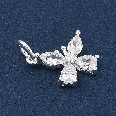 925 стерлингового серебра микро проложить кубического циркония подвески STER-Q002-03A-1