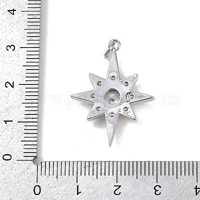 Латунные микро проложить кубического циркония подвески KK-R230-05P-1