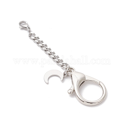 3 шт. 3 стиля застежки-карабины из сплава и нержавеющей стали 304 HJEW-JM03381-1