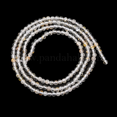 Бусины из натурального белого топаза G-RM241221-A9-1