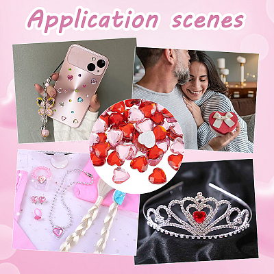 72шт 2 цвета стеклянные кабошоны со стразами RGLA-FG0001-22-1