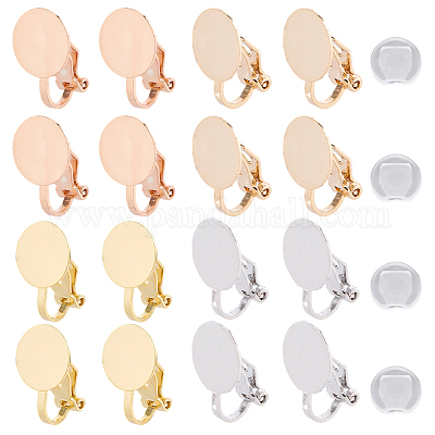 Сеттинги латунные серьги KK-SC0006-62-1