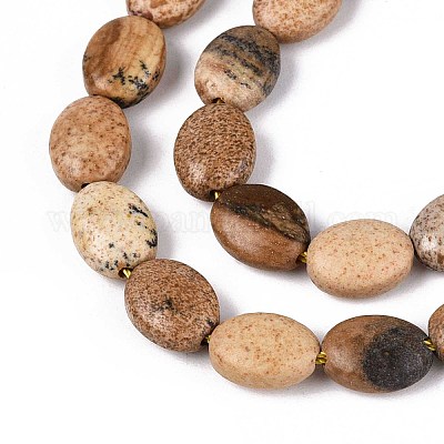 Естественного изображения яшмы бисер нитей G-T142-30-1