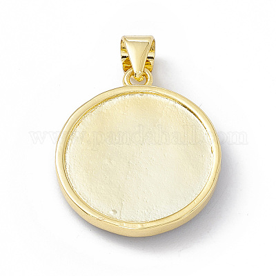 Подвески из латуни с эмалью в стойку KK-B065-03G-02-1