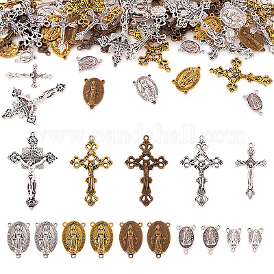 Подвески в тибетском стиле и компоненты люстры из сплава в тибетском стиле соединения TIBEP-TA0002-28-1