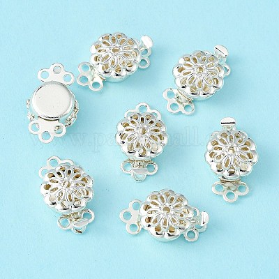 Застежки латунные коробки&nbsp;LS-KK-WH0034-69S-1