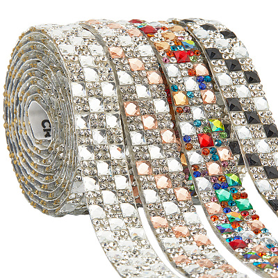 1 комплект отделки стразами горячей фиксации DIY-GF0009-82-1