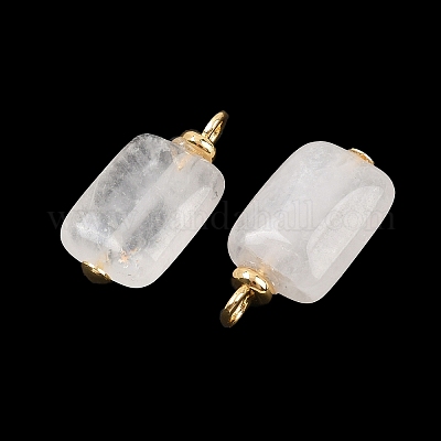 Подвески из натурального кварцевого кристалла прямоугольной формы KK-B157-34G-1