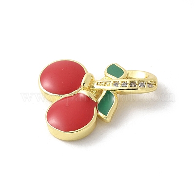 Латунные микро проложить кубического циркония подвески KK-P294-48G-1