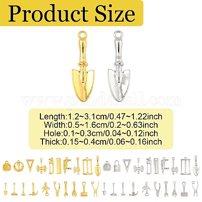 Подвески из сплава с покрытием в 20 стилях FIND-YW0007-52-1