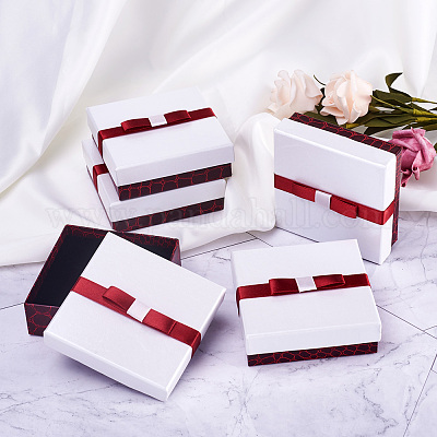 Прямоугольник комплект украшений картонные коробки CBOX-TA0001-02-1