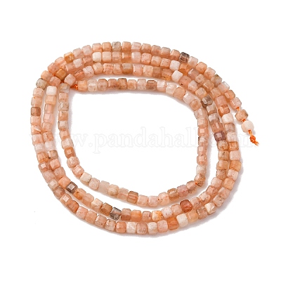 Натуральный персиковый лунный камень G-RM250104-A3-1