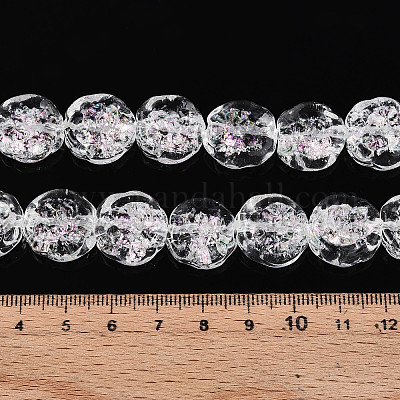 Бусы лэмпворк ручной работы LAMP-N028-04A-1