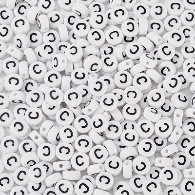 500шт акриловые бусины&nbsp;SACR-TA0001-55C-1