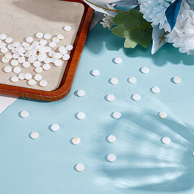 150шт натуральные пресноводные бусины из ракушек SHEL-ME0001-06-1