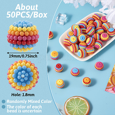 Смоляные бусины восковой ягоды&nbsp;RESI-TA0003-14C-1