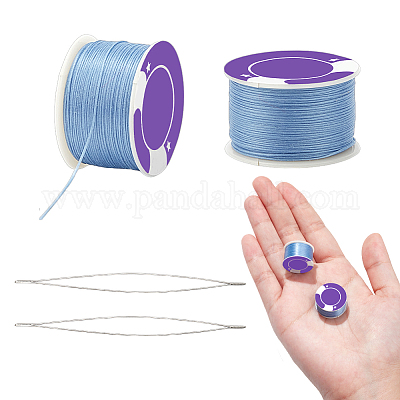 2 рулон ниток для бисероплетения из полиэстера со специальным покрытием OCOR-NB0002-06G-1