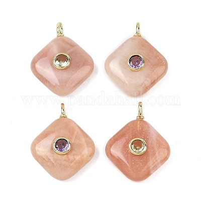 Подвески из натурального солнечного камня G-K372-05G-07-1