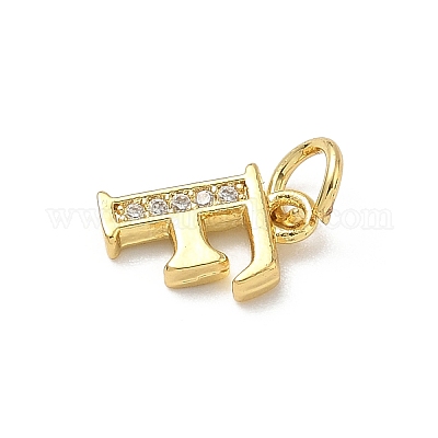 Латунные микро проложить кубического циркония подвески KK-I382-03G-F-1