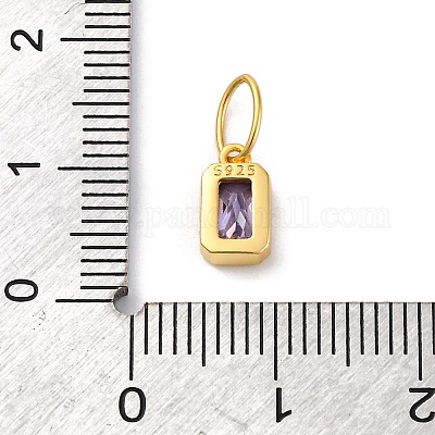 925 подвеска из стерлингового серебра с кубическим цирконием STER-NH0014-01G-02-1