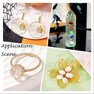 Круглая медная проволока для изготовления ювелирных изделий CWIR-R003-0.3mm-01-1