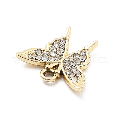 Подвески из сплава и страза FIND-U026-25A-G-1