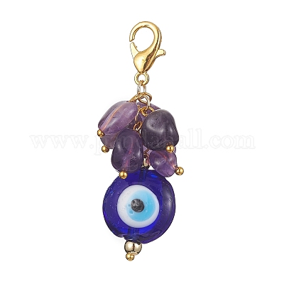 Подвески из натуральных смешанных драгоценных камней HJEW-JM01108-1