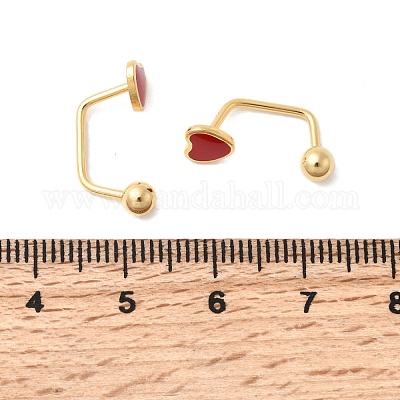 Серьги-гвоздики из нержавеющей стали 304 EJEW-F396-05A-G-1