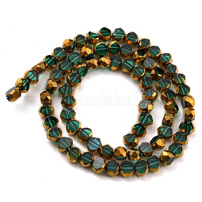 Гальванизируйте прозрачное стекло бисер нитей EGLA-G037-02A-HP07-1