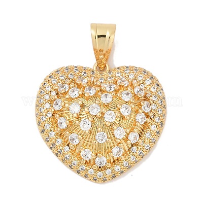 Латунные микро проложить кубического циркония подвески KK-A241-12G-04-1