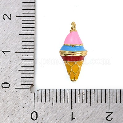 Латунь эмаль подвески&nbsp;KK-I352-14G-01-1